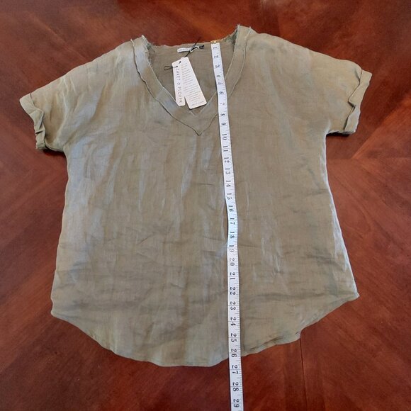 NWT Zaket & Plover 100% Linen Shirt - Picture 12 of 13